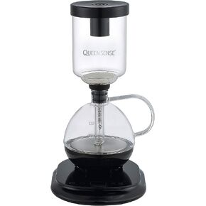 [Factory Store] QUEEN SENSE Patented Siphon/Syphon Coffee Maker Electric Vacuum Coffee Pot CM0601 (Siphon Coffee Maker)