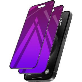 2 Pack for iPhone 14 Pro Max Privacy Screen Protector Tempered Glass for iPhone14ProMax 6.7inch Anti-Spy Private Glass Film Anti-Blue Light No Bubble Anti-Scratch Full Coverage Gradient Purple
