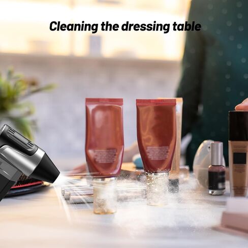 Compressed Air Duster - Electric Air Duster Rechargeable 150000RPM with 3 Gear Adjustable Compressed Air Blower,Mini Blower for Keyboard,PC,Home Cleaning Outdoor,Car Cleaning in Saudi Arabia