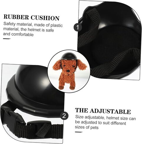 LIOOBO Pet Funny Hat Small Dog Pet Bike Hat Sunproof Rainproof Hardhat for Small Medium Large Dog Plastic Gears Doggie Cap Dogs Accessories Cat De Dog Cap Abs Medium Dog Motorcycle in Kuwait