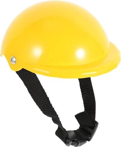 LIOOBO Pet Funny Hat Small Dog Pet Bike Hat Sunproof Rainproof Hardhat for Small Medium Large Dog Plastic Gears Doggie Cap Dogs Accessories Cat De Dog Cap Abs Medium Dog Motorcycle in Kuwait