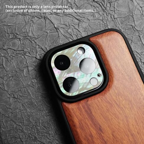 Carveit Camera Lens Protector for iPhone 16 Pro / 16 Pro Max Camera Cover Case Colorful Shell Design [Pearl Abalone,Tempered Glass,Anti-Scratch] Mexican Volcanic [1 Pack] in Saudi Arabia