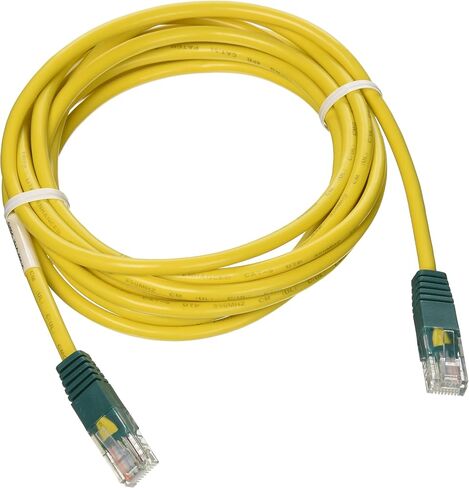Tripp Lite Cat5e 350MHz Molded Cross-over Patch Cable (RJ45 M/M) - Yellow, 10-ft.(N010-010-YW) in Saudi Arabia