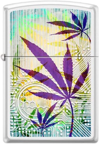 Zippo Lighter-Leaf Camouflage Camo Leaves Green Matte Windproof Lighter #Z5536 in Saudi Arabia