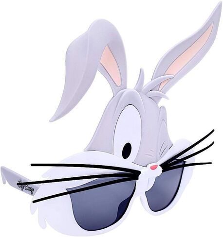 Sun-Staches Looney Tunes Sunglasses | Bugs, Taz or Marvin Costume Accessory | UV 400 | One Size Fits Most in Saudi Arabia