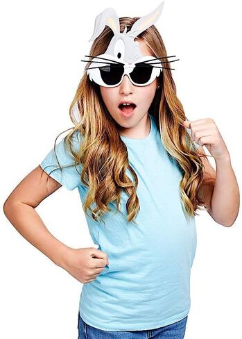 Sun-Staches Looney Tunes Sunglasses | Bugs, Taz or Marvin Costume Accessory | UV 400 | One Size Fits Most in Saudi Arabia