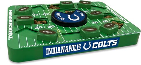 Pets First NFL Indianapolis Colts Large Puzzle Toy, Dog Puzzle Treat Toy, New Large Size, Interactive Dog Treat Toy, Dog Slow Feeding Toy in Saudi Arabia