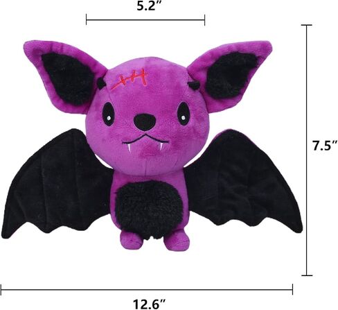 Blnboimrun Dog Toys Puppy Toys Interactive Dog Toys for Small Medium Large Dogs, Squeaky Dog Chew Toys to Keep Them Busy, Plush Dog Toy with Crinkle Paper Stuffed Bat in Saudi Arabia