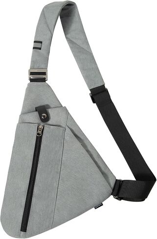 Sling Bag for Women Men,RFID Crossbody Hiking Backpack Chest Shoulder Tactical Bag with Water Bottle Bag for Travel Sports in Saudi Arabia