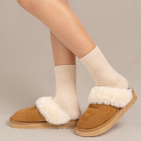 Muitmopoke Warm Socks for Women Winter Wool Boot Socks Size 9-11 Thermal Thick Cozy Crew Gift Socks 5 Pairs in Saudi Arabia