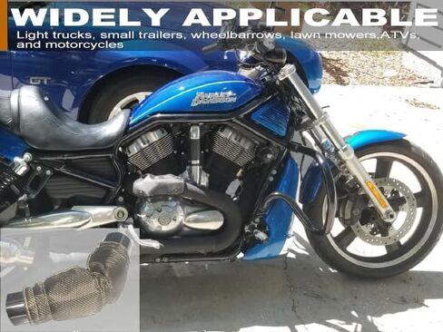 Titanium Pipe Heat Shield 4'' x 8'' Exhaust Heat Wrap Motorcycle Heat Guard Cover with 2 PCS Stainless Steel Clamps in Saudi Arabia