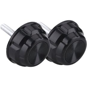 Dilwe 10 Pcs Spinning Reel Handle, Screw Covers with Gaskets for Fishing Spinning Reel Handle