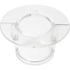 Parrot Neck Collar, Plastic -bite Collar Clear Bird Feather Protector Prevent Grab Lick Healing Safety Bird Cone Collar for Macaw Cockatoo Parrot Large