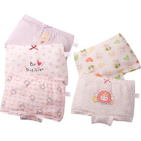 Ruby&Tang Girls Soft Cotton Underwear Boyshorts Kids Boxer Briefs Panties(Pack of 5 in Saudi Arabia