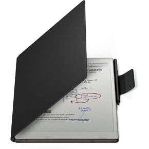 Case for Remarkable Paper Pro Color 11.8",Slim Hard Back Shell Protective with Pen-Buckle,Smart Magnetic Cover for Remarkable Paper Pro 11.8" Color 2024 Released Tablet Only(Black)