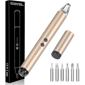 MEIRUBY Lighter Electric Candle Lighter with LED, Stocking Stuffers for Adults Women Men Wife Nana, Long Electronic Rechargeable USB Arc Lighters for Candle Camping BBQ, Gift for Women Men Mom Wife