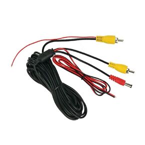 Reversing Camera Video Cable, 6 M RCA Cable Video Cable Used for Rear View Camera, car Multimedia Display, Male RCA Extension Cable and Power Cable