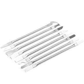 8pcs Metal Spudger Set, XRD‑2108A Electronics Opening Pry Tool Metal Opening Spudger Pry Tool Double Ended for Cell Phone, Tablet, MP3, Laptop