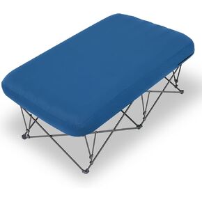 KAMPKEEPER Twin Camping Cots,Folding Camping Cot with Inflatable Air Mattress and Carry Bag,for Outdoor Travel Camp Beach Vacation,Supports 250 lbs (not Included The Airpump)