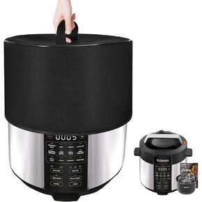 Dust Cover for 8 Quart Pressure Cooker Heavy Duty Waterproof Dustproof Slow Cooker Cover Case with Handle Pressure Cooker Protective Cover for Ninja OL701 Foodi 14-in-1 SMART XL 8 Qt(18.5×14.2 in)