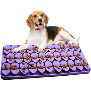 Large Silicone Snuffle Mat for Dogs, Dog Lick Mat Slow Feeder for Slow Eating,Suction Cups Snuffle Mat for Dogs Large Breed Training Smell,Encourages Natural Foraging Skill,Sniffing