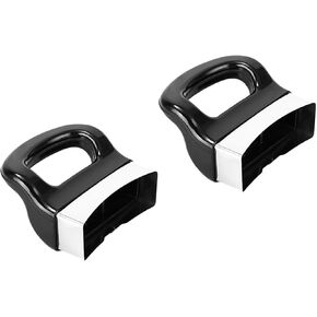 2PCS Pressure Cooker Handle Plastic Metal 2.6x2.4x1.14inch For Stockpot Steamer Pressure Cooker Pan Pan Steam Short Side Lug Replacement Parts Black