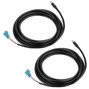 KSK 79-inch Chew Proof Trail Camera Power Cord (2 Pack), 4.0x1.7mm DC External Power Cable, Compatible with Tactacam Reveal, X, XB, SK, Wise Eye, Spartan Gocam, etc
