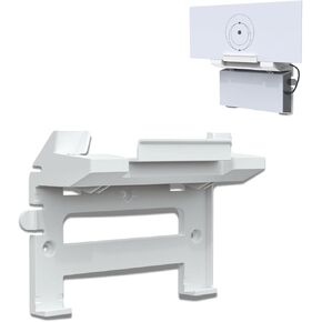 Tesha 2 in 1 Starlink Gen 3 Router & Power Supply Mount, White ABS Wall Mount with Cable Organizer for Starlink Mesh Node Kit, Starlink Brackets Holder for Rv, Living Room, Office