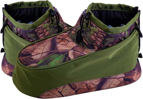RunNico Waterproof Camo Boot Insulated Covers, 600D Hunting Non-Slip Boot Cover with Adjustable Drawstring, Cold Weather Boot Insulators for Men Women Hunting Camping Fishing Wildlife Photography(M,L) in Saudi Arabia