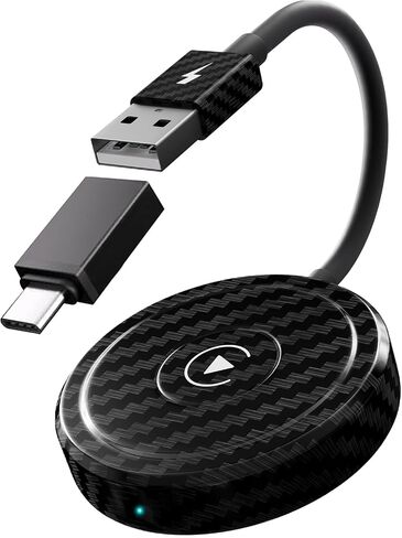 Wireless Carplay Adapter, 2024 Converts Wired to Wireless CarPlay Adapter for iPhone, Mini CarPlay Wireless Adapter Plug & Play Dongle for Cars from 2016 & for Apple iPhone iOS 10+ in Saudi Arabia
