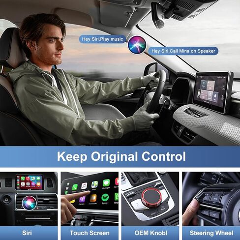 محول Carplay اللاسلكي، 2024 يحول محول CarPlay السلكي إلى لاسلكي لأجهزة iPhone، Mini CarPlay Wireless Plug & Play Dongle للسيارات من 2016 ولأجهزة Apple iPhone iOS 10+ in Saudi Arabia