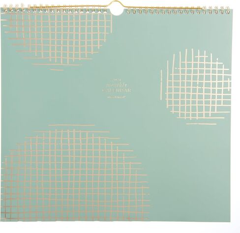 russell+hazel 2024-2025 (June 2024-July 2025) Family Wall Calendar, Dew Burst, 13.25" x 12.25" in Saudi Arabia