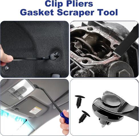 17 PCS Long Pick Set Hook and Pick Set Hose Pick O-Ring Pick with Metal Scraper Magnetic Telescoping Tool Car Trim Removal Tool Automotive Kit (Blue-17PCS) in Kuwait
