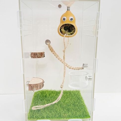 5pcs Jumping Spider Hide, Handmade Spider Enclosure Accessories，Shelter Made of Natural Materials，Magnetic Hidden Jumping Spider Habitat, Jumping Spider Enclosure in Saudi Arabia