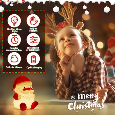 LED Cute Panda Night Light, Silicone Rechargeable Night Light - 3 Level Dimmable Bedside Touch Lamp, Bedside Lamp for Baby and Toddler, for Gift Boys Girls and Children in Kuwait