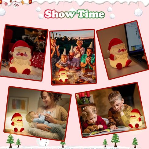 LED Cute Panda Night Light, Silicone Rechargeable Night Light - 3 Level Dimmable Bedside Touch Lamp, Bedside Lamp for Baby and Toddler, for Gift Boys Girls and Children in Kuwait