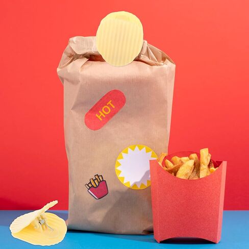 Cute Chip Clips, 6Pcs Bag Clips Food Clips Novelty Creative Realistic Potato Chips Crisps Shape Snack Clips Funny Sealing Clips for Kitchen Food Storage Snacks Bag Sealer Sealing in Saudi Arabia