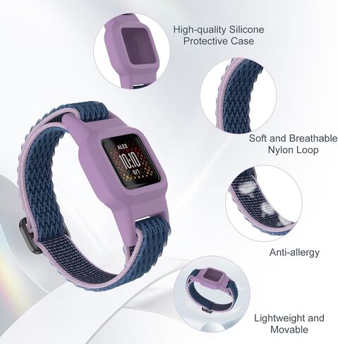 Vanet 3 عبوات متوافقة مع Garmin Vivofit Jr 3 Bands للأطفال، أربطة رياضية ناعمة من السيليكون قابلة للتنفس قابلة للتعديل بديلة للفتيات والأولاد in Kuwait