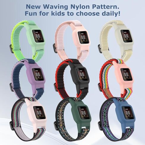 Vanet 3 عبوات متوافقة مع Garmin Vivofit Jr 3 Bands للأطفال، أربطة رياضية ناعمة من السيليكون قابلة للتنفس قابلة للتعديل بديلة للفتيات والأولاد in Kuwait
