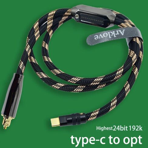 كابل USB c إلى كابل بصري بطول 5 أقدام اختر ذكر من النوع C إلى واجهة الصوت الرقمية من الألياف البصرية الرقمية سلك محول Toslink لـ DAC amp Sound Preamp Amplifier DSD64 dsd128 192K مع الهاتف in Kuwait