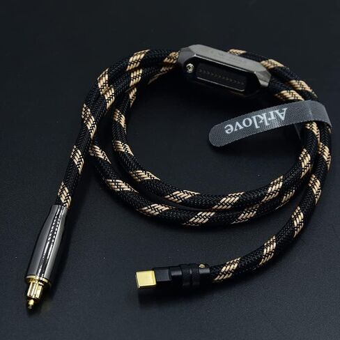 كابل USB c إلى كابل بصري بطول 5 أقدام اختر ذكر من النوع C إلى واجهة الصوت الرقمية من الألياف البصرية الرقمية سلك محول Toslink لـ DAC amp Sound Preamp Amplifier DSD64 dsd128 192K مع الهاتف in Kuwait
