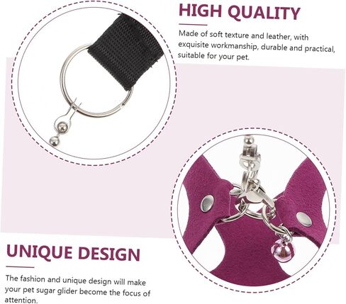1Set Sugar Glider Traction Rope Leash for Small Pets Outdoor Use Pulling Rope for Sugar Gliders Ferrets and Other Tiny Animals Pet Supply in Kuwait