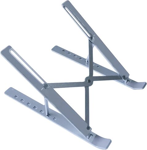 Portable and Adjustable Laptop Stand,Foldable Laptop Stand for Desk,Aluminum Alloy Not ABS Laptop Riser, Notebook Bracket,Notebook Holder in Saudi Arabia