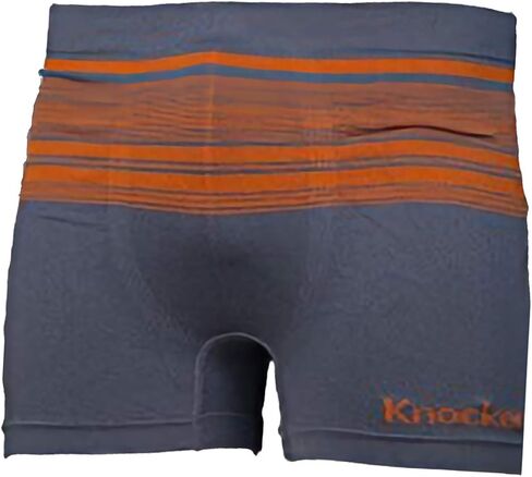 Knocker 6 pk Men's Seamless Athletic Compression Boxer Briefs Underwear One Size in Kuwait