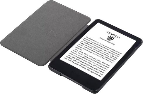 Case for All-New Kindle Paperwhite 12th Gen 2024 (7") & for Kindle Colorsoft Signature Edition (7"), Slim Protective Smart Leather Cover with Auto Wake/Sleep (Red) in Kuwait