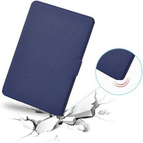 Case for All-New Kindle Paperwhite 12th Gen 2024 (7") & for Kindle Colorsoft Signature Edition (7"), Slim Protective Smart Leather Cover with Auto Wake/Sleep (Red) in Kuwait