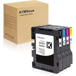 خرطوشة حبر AYMSous SG400 SG800 متوافقة مع Ricoh SG400 SG800 SG3100 3100SNW 3110 3110DN 3110DNW 3110SFNW 3110SNW 7100 7100DN 2100 21OON 2010L