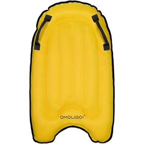 OMOUBOI Inflatable Bodyboards Lightweight Body Board Soft Bodyboard Portable Pool Floats Boards 30" Mini Surfboards Inflatable Wave Board for Water Sports, Beach, Surfing, Swimming