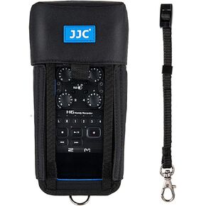 حقيبة تخزين واقية للحمل من JJC H4n لـ Zoom H4n Pro All Black & Tascam DR-40 مسجل محمول مفيد يحل محل حافظة Zoom PCH-4n، مع واقي غطاء الوجه الأمامي الواضح والمرئي in Kuwait