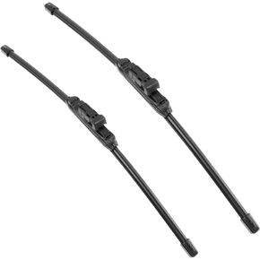 PHILTOP 24"+19" Front Automotive Replacement Windshield Wiper Blades for Jetta 2011-2019, Passat 2012-2018, GTI 2006-2012, CC 2013-2017 Set of 2